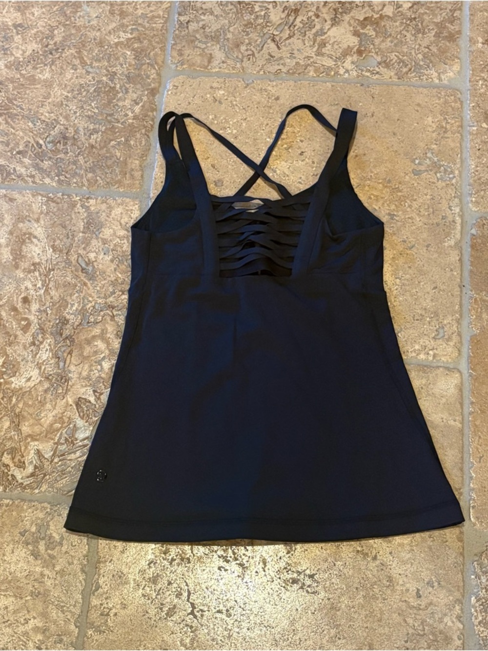 LULULEMON Women Black Hot To Street Athletic Tank Top Size 4